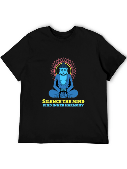 Mindful Harmony Tee - Buddha Graphic T-Shirt
