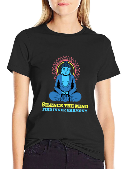 Mindful Harmony Tee - Buddha Graphic T-Shirt