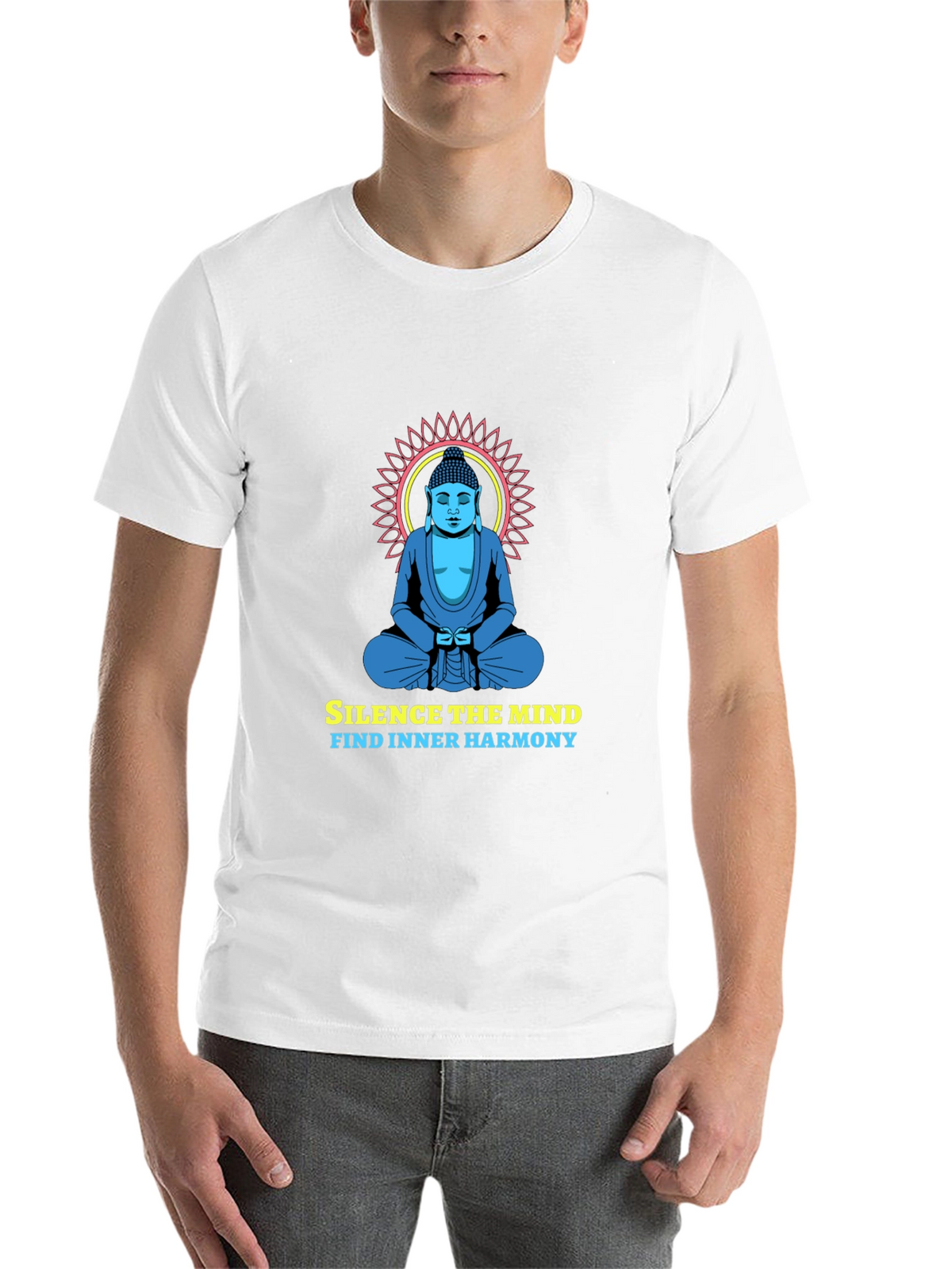 Mindful Harmony Tee - Buddha Graphic T-Shirt