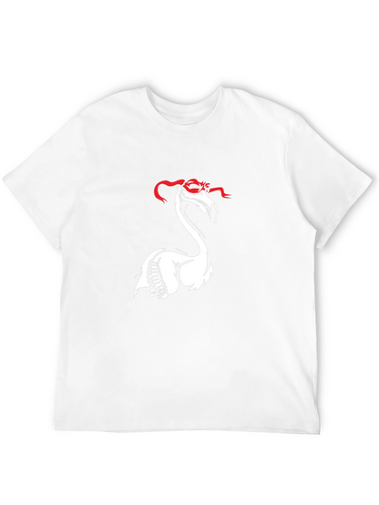 Flamingo Ninja T-Shirt - Black Cotton Tee