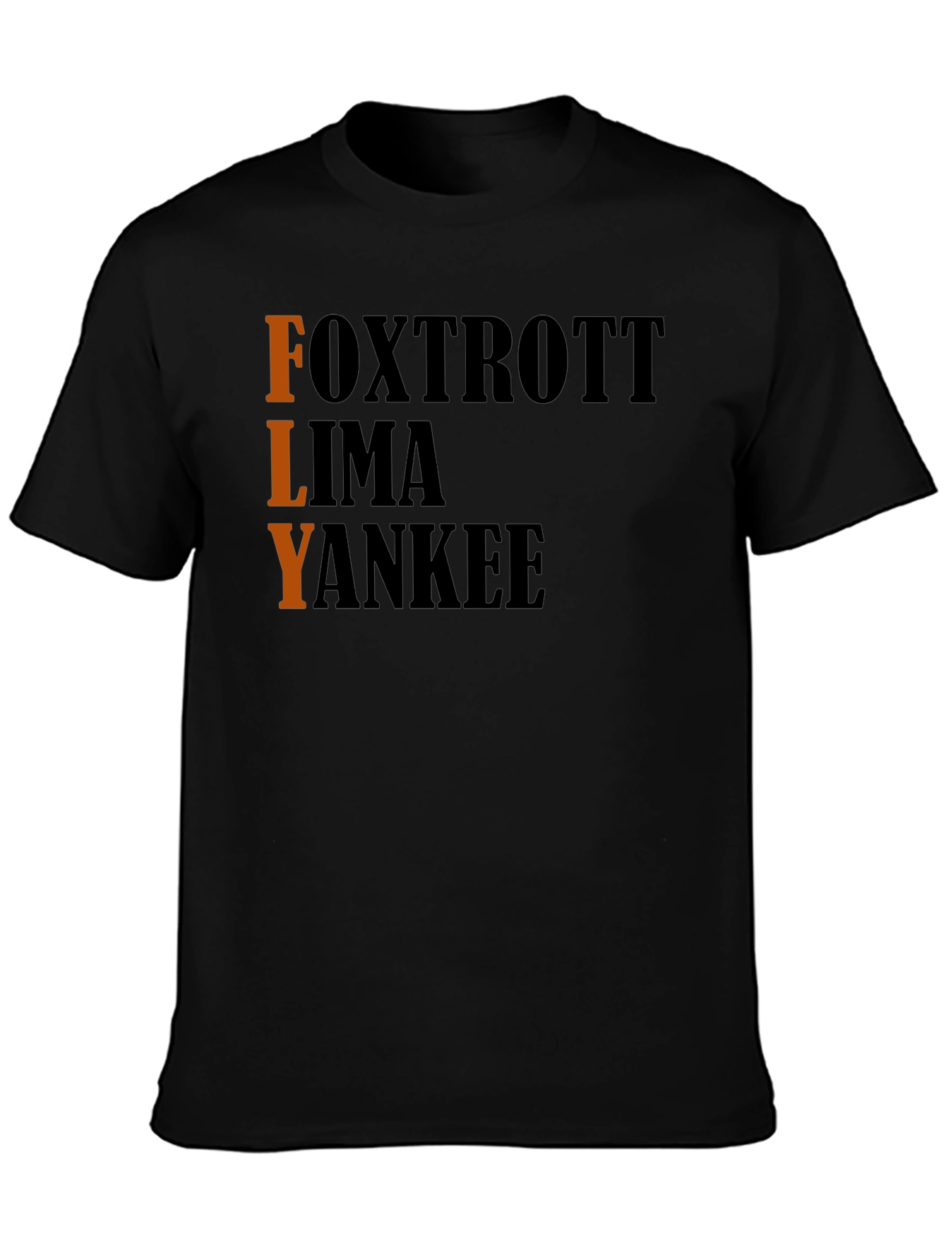 FLY Aviation T-Shirt - Pilot Alphabet Design