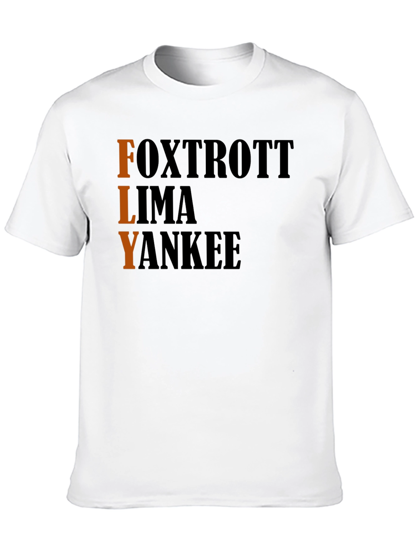 FLY Aviation T-Shirt - Pilot Alphabet Design