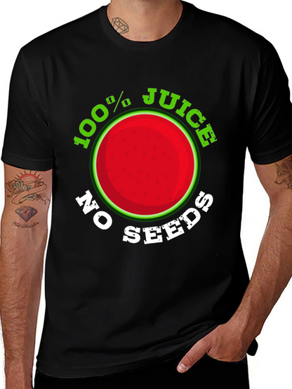 100% Juice No Seeds Graphic T-Shirt