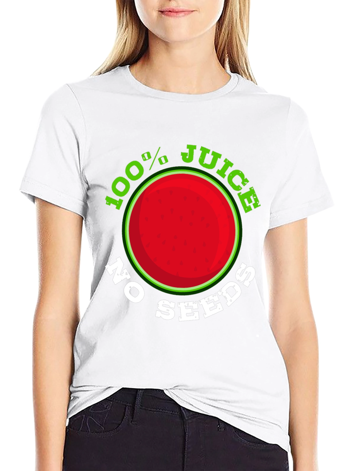 100% Juice No Seeds Graphic T-Shirt