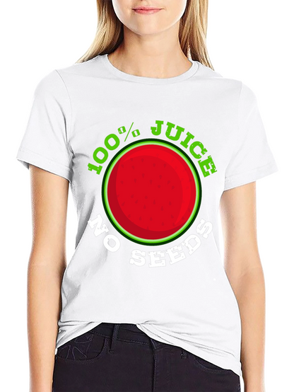 100% Juice No Seeds Graphic T-Shirt
