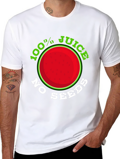 100% Juice No Seeds Graphic T-Shirt