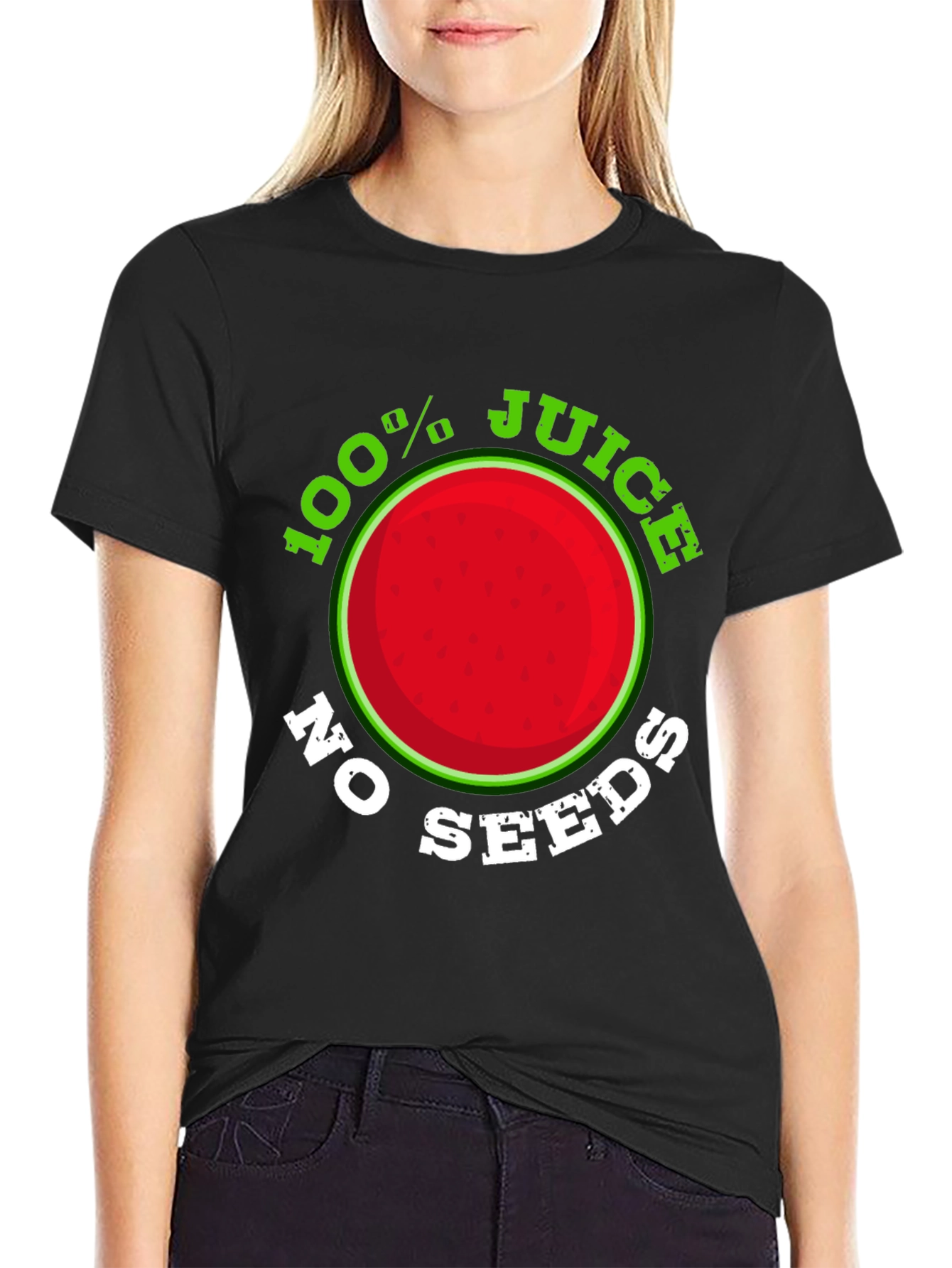 100% Juice No Seeds Graphic T-Shirt