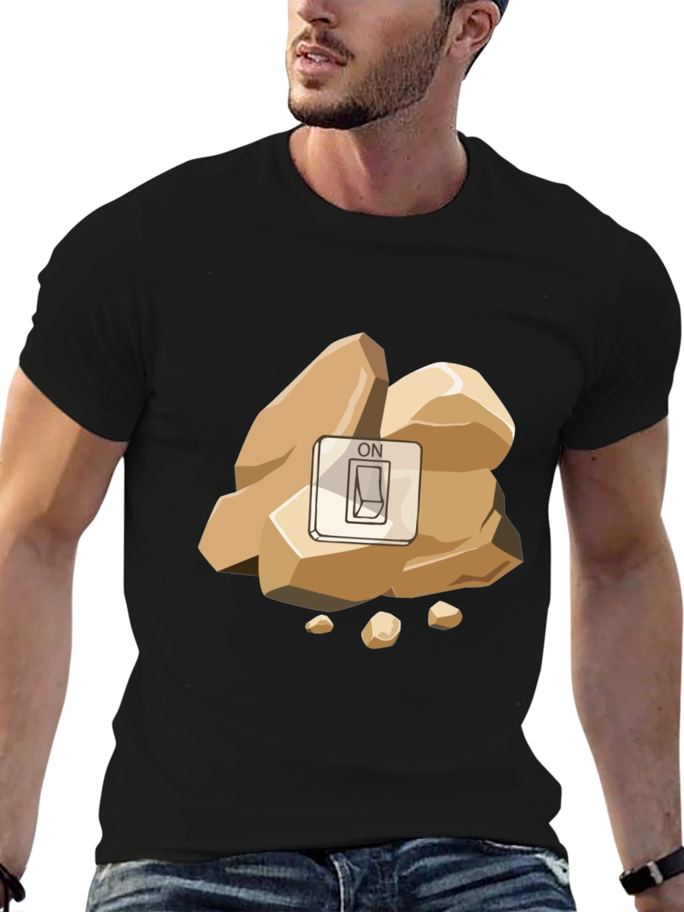 Rock Switch T-Shirt - Funny Geology Pun Tee