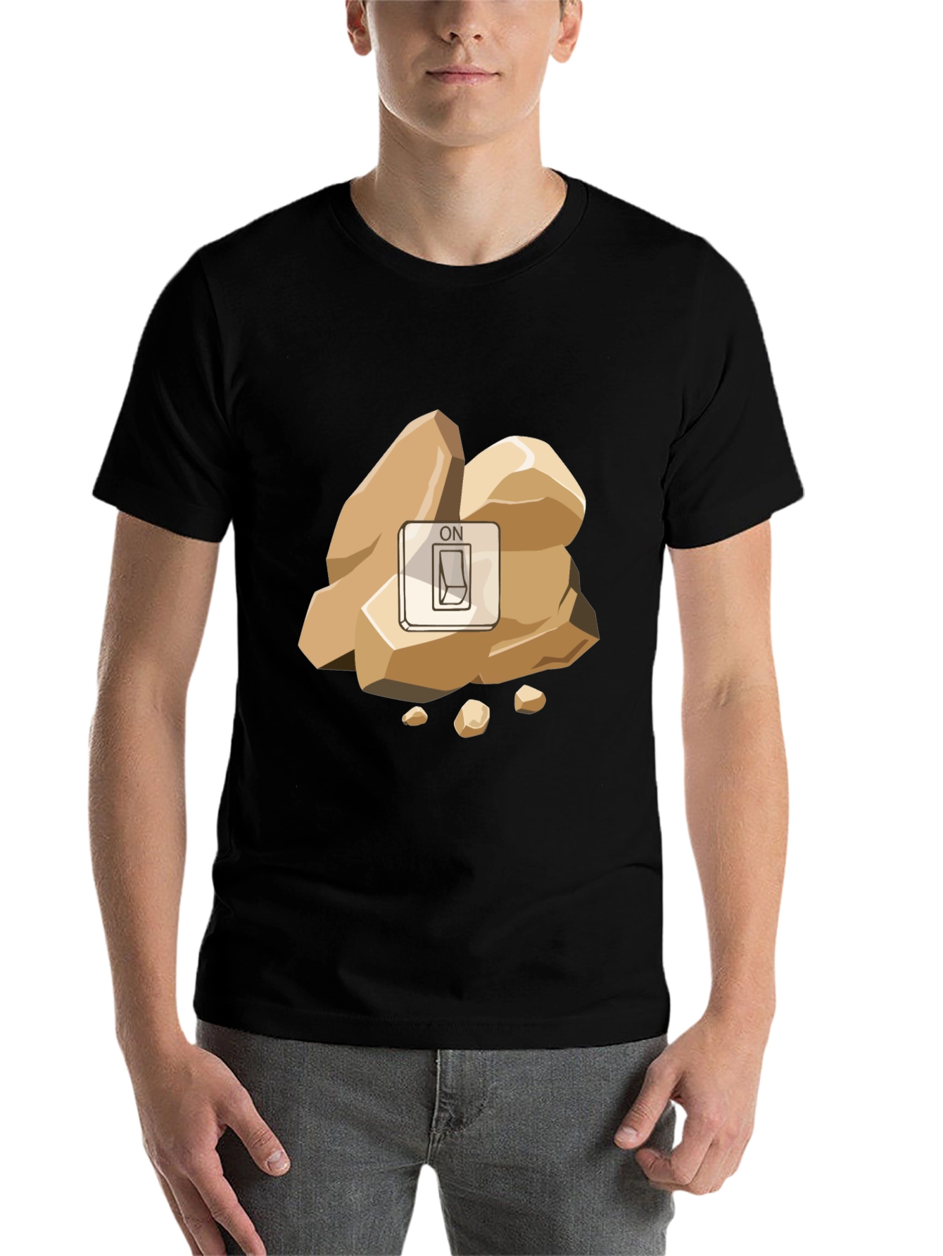 Rock Switch T-Shirt - Funny Geology Pun Tee