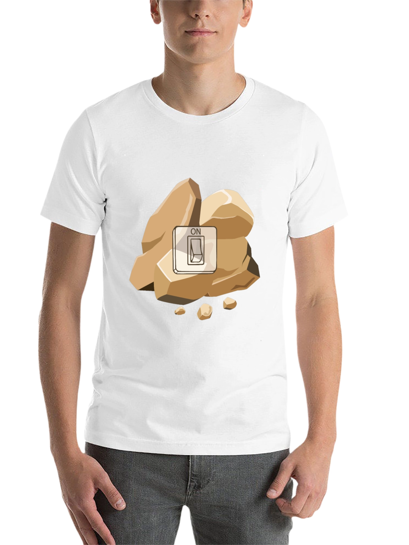Rock Switch T-Shirt - Funny Geology Pun Tee