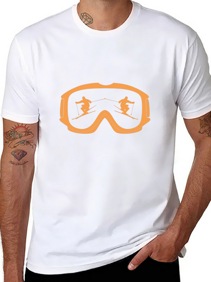 Ski Goggles Reflection Graphic Tee
