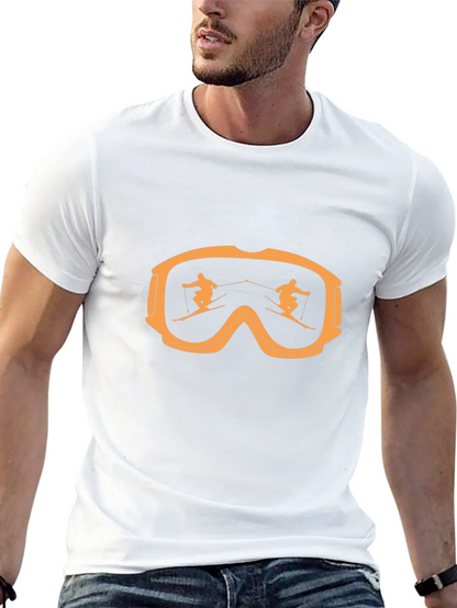 Ski Goggles Reflection Graphic Tee