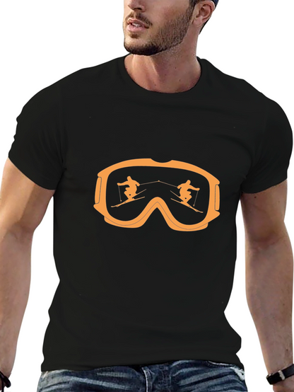 Ski Goggles Reflection Graphic Tee