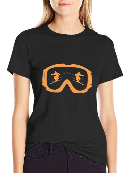 Ski Goggles Reflection Graphic Tee