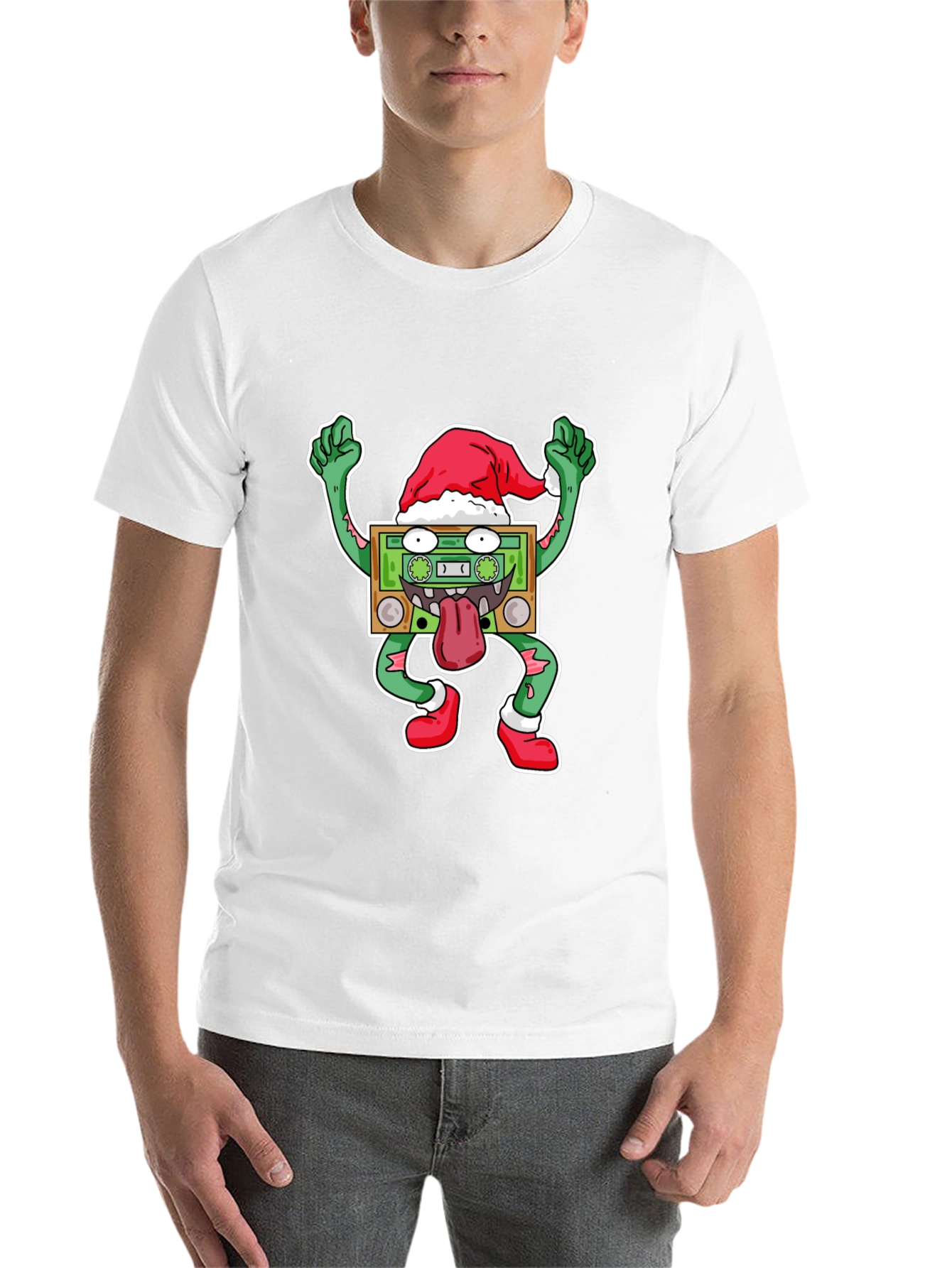 Holiday Cassette Zombie Graphic Tee