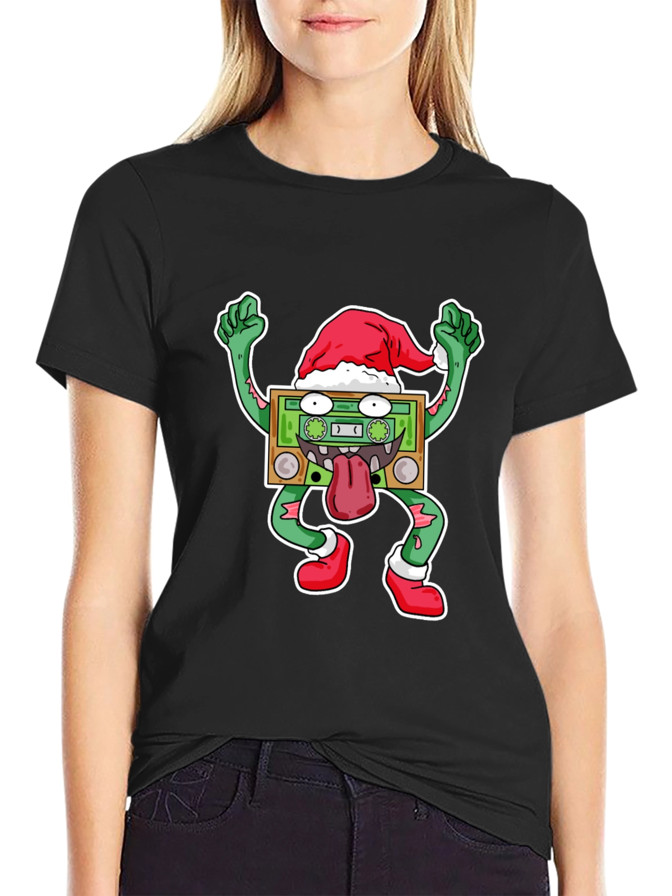 Holiday Cassette Zombie Graphic Tee