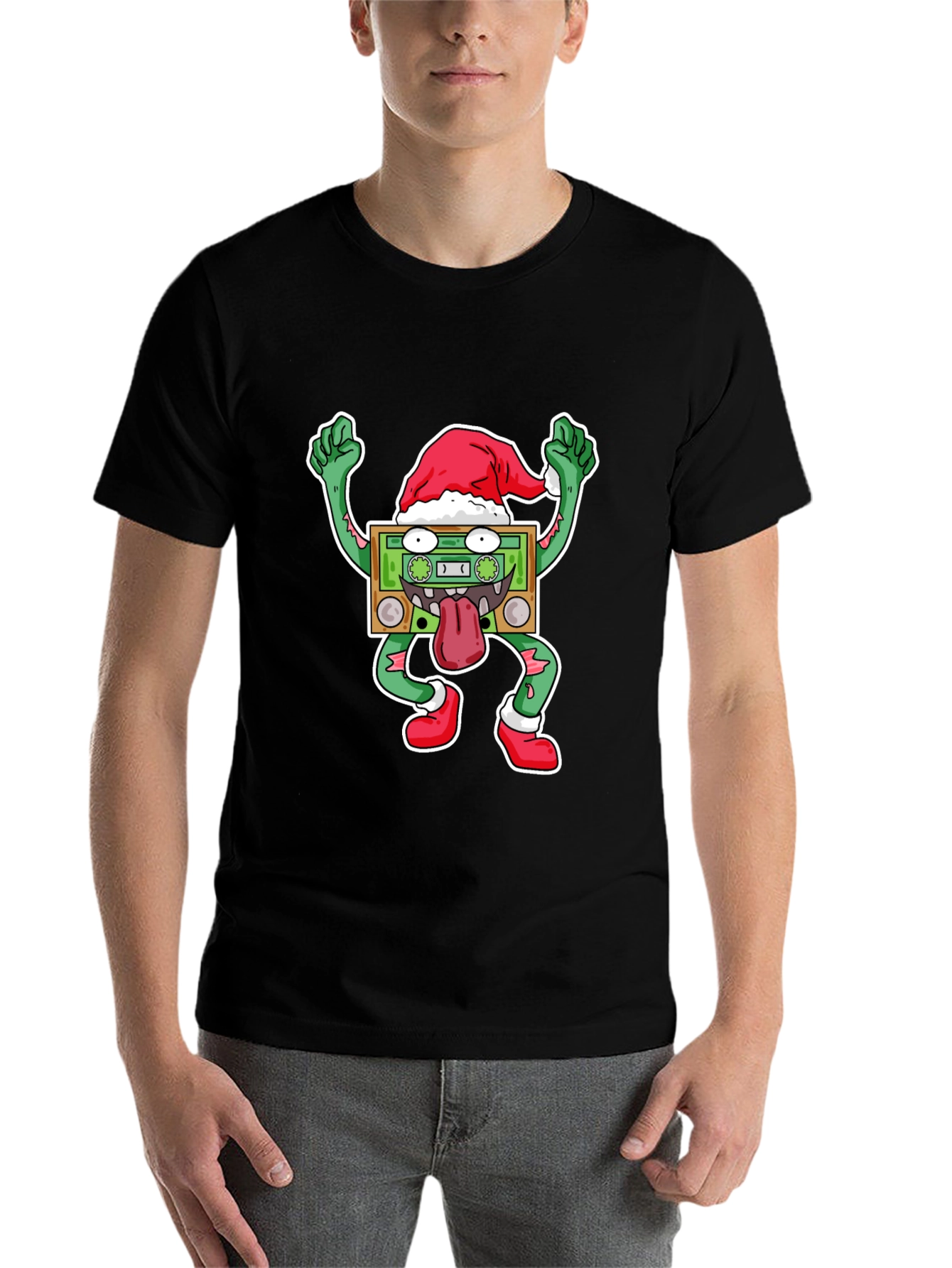 Holiday Cassette Zombie Graphic Tee