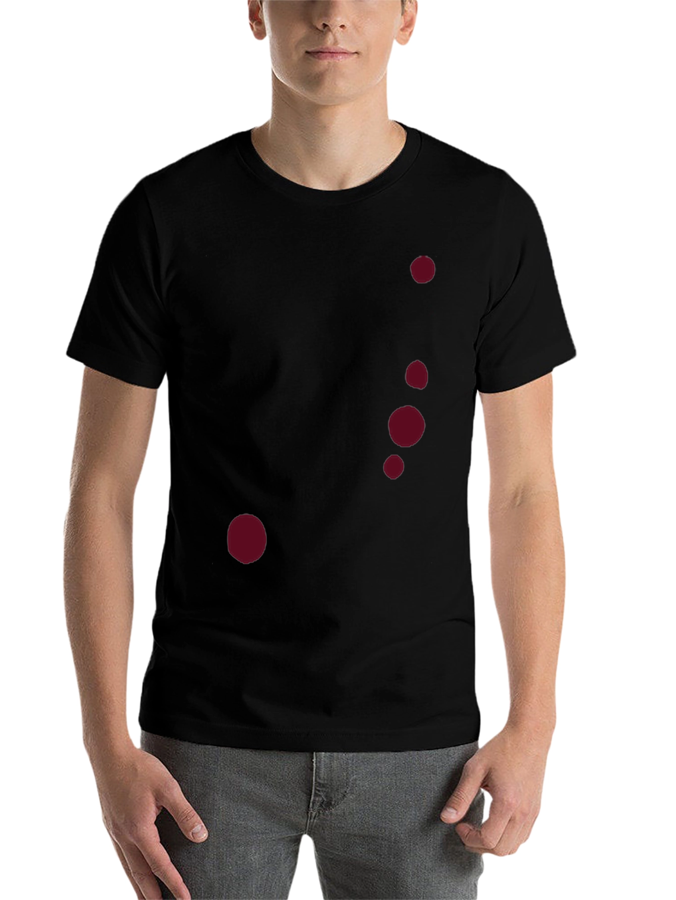Mens Casual Black T-Shirt