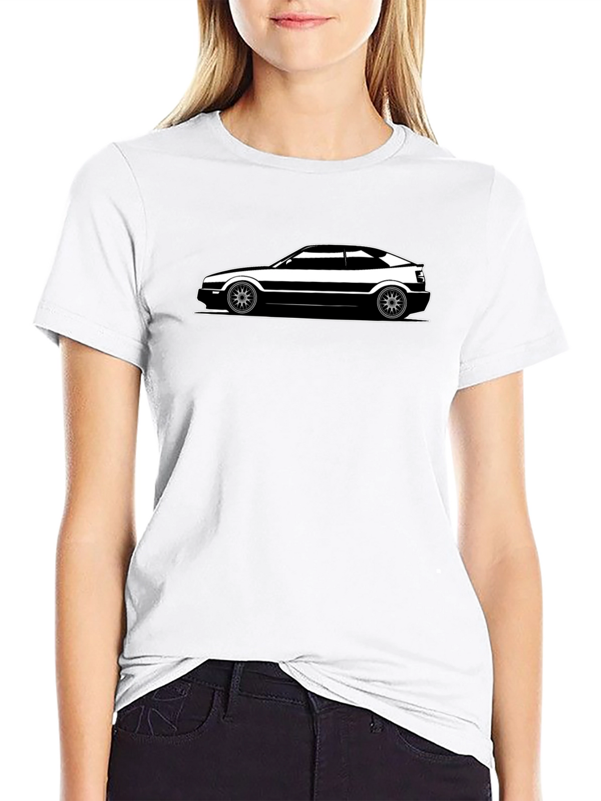 Sleek Car Graphic T-Shirt - Modern Design
