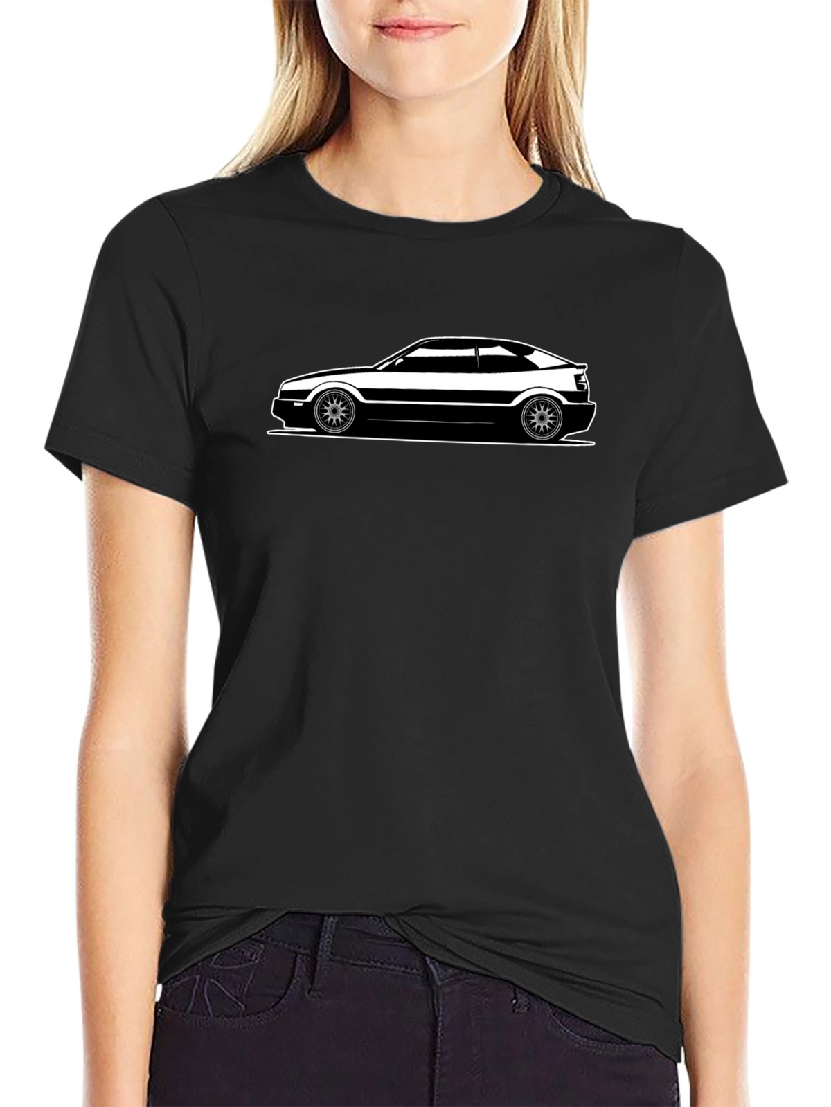 Sleek Car Graphic T-Shirt - Modern Design