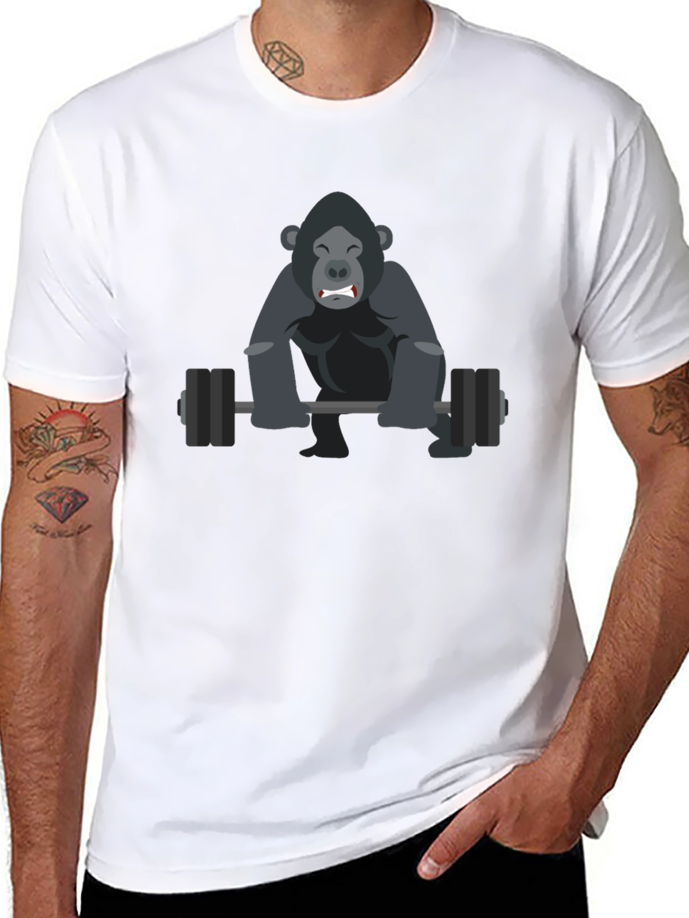 Gorilla Gym T-Shirt - Black