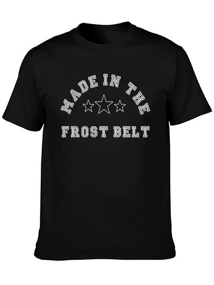 Frost Belt Graphic Tee - Black Crew Neck