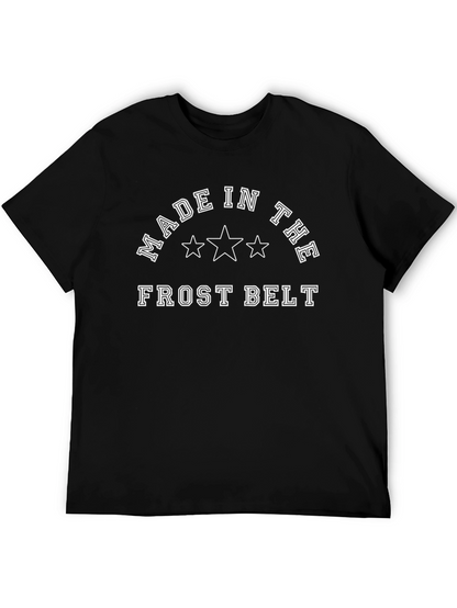 Frost Belt Graphic Tee - Black Crew Neck