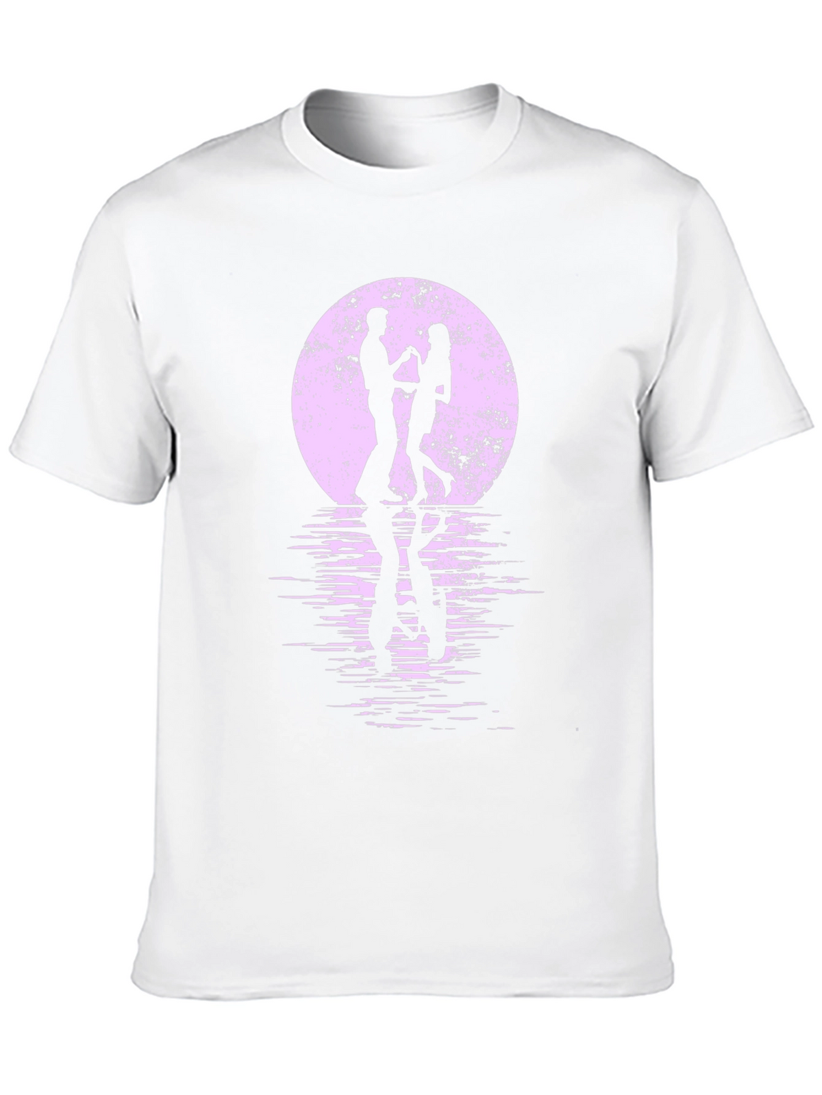 Romantic Dance T-Shirt - Moonlit Silhouette Tee