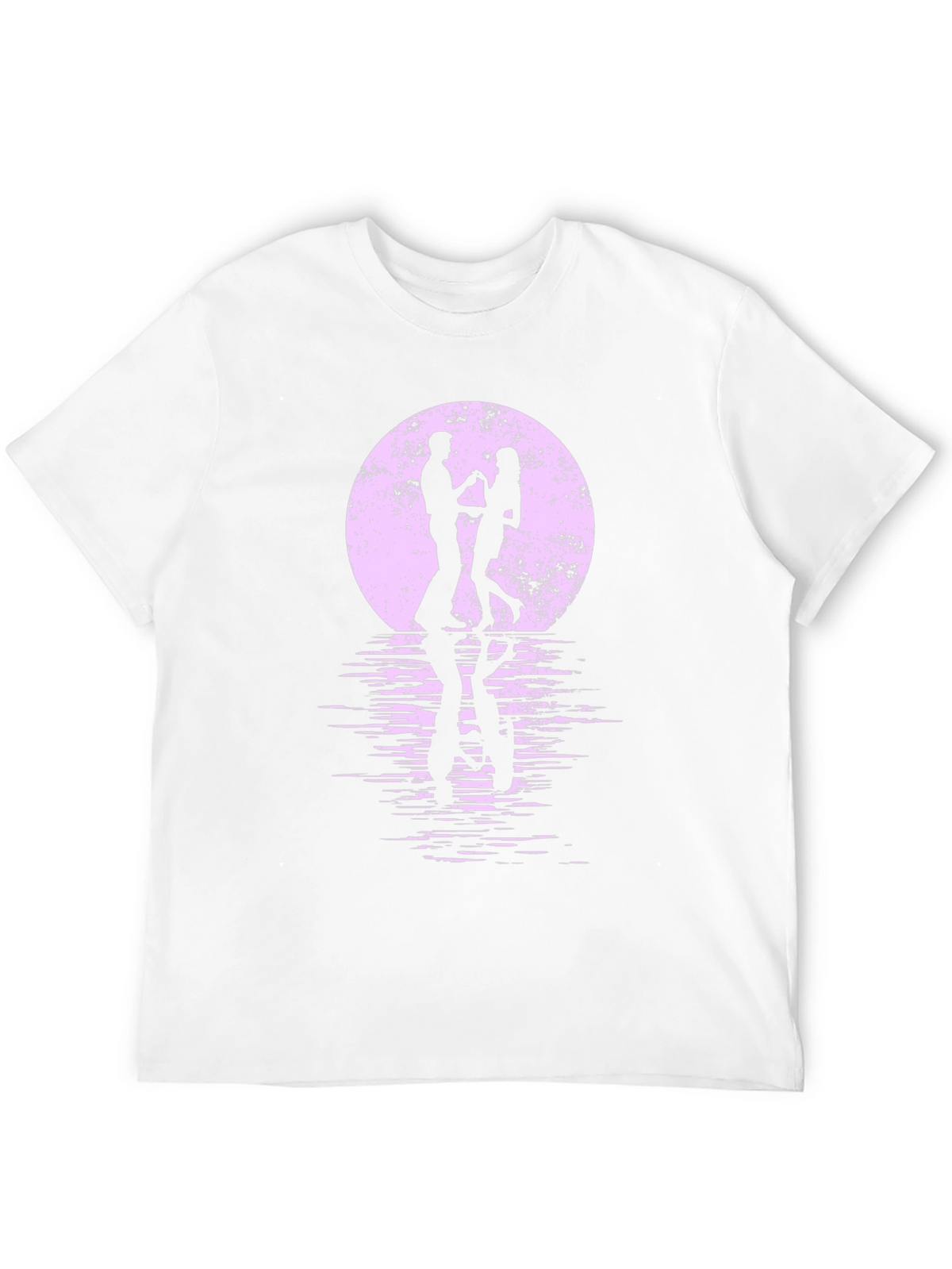 Romantic Dance T-Shirt - Moonlit Silhouette Tee