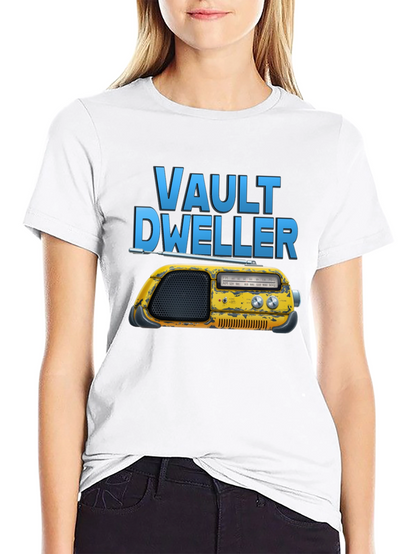 Vault Dweller Radio T-Shirt - Black Cotton Tee