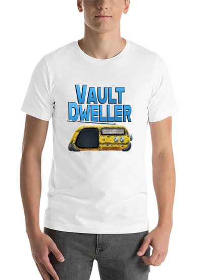Vault Dweller Radio T-Shirt - Black Cotton Tee