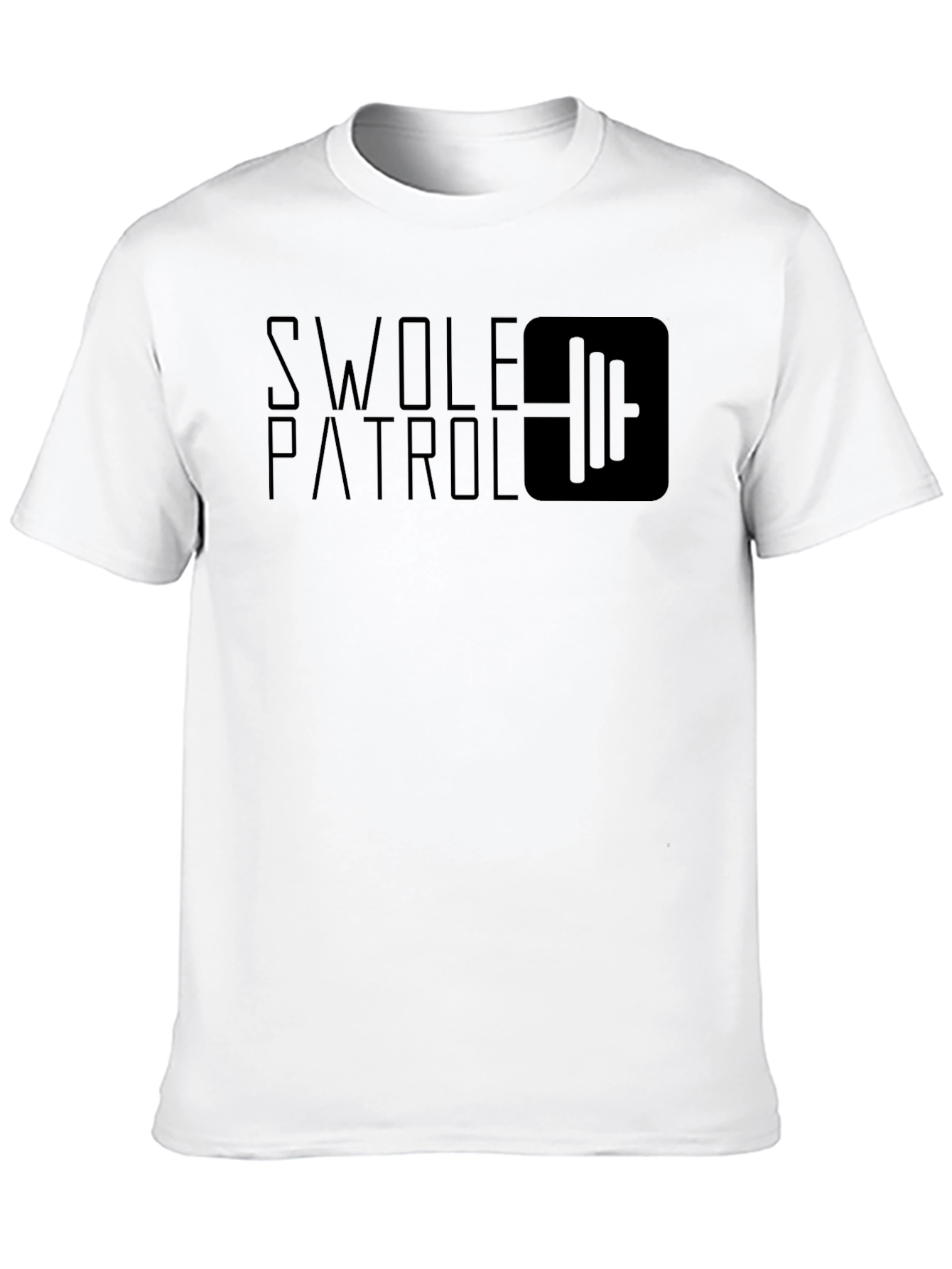 Swolle Patrol Black T-Shirt - Gym & Fitness