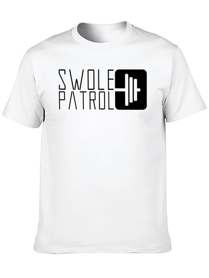 Swolle Patrol Black T-Shirt - Gym & Fitness