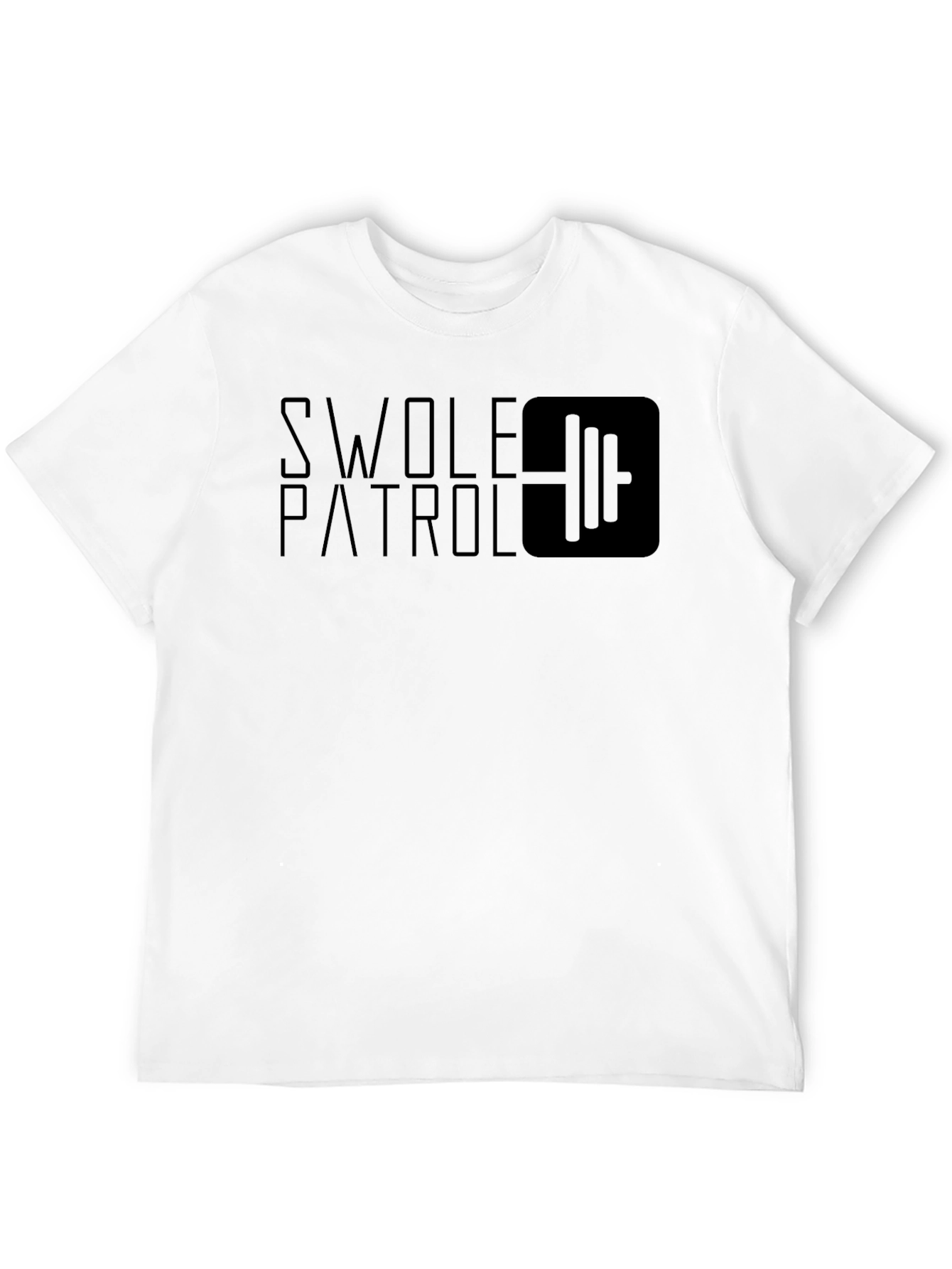 Swolle Patrol Black T-Shirt - Gym & Fitness