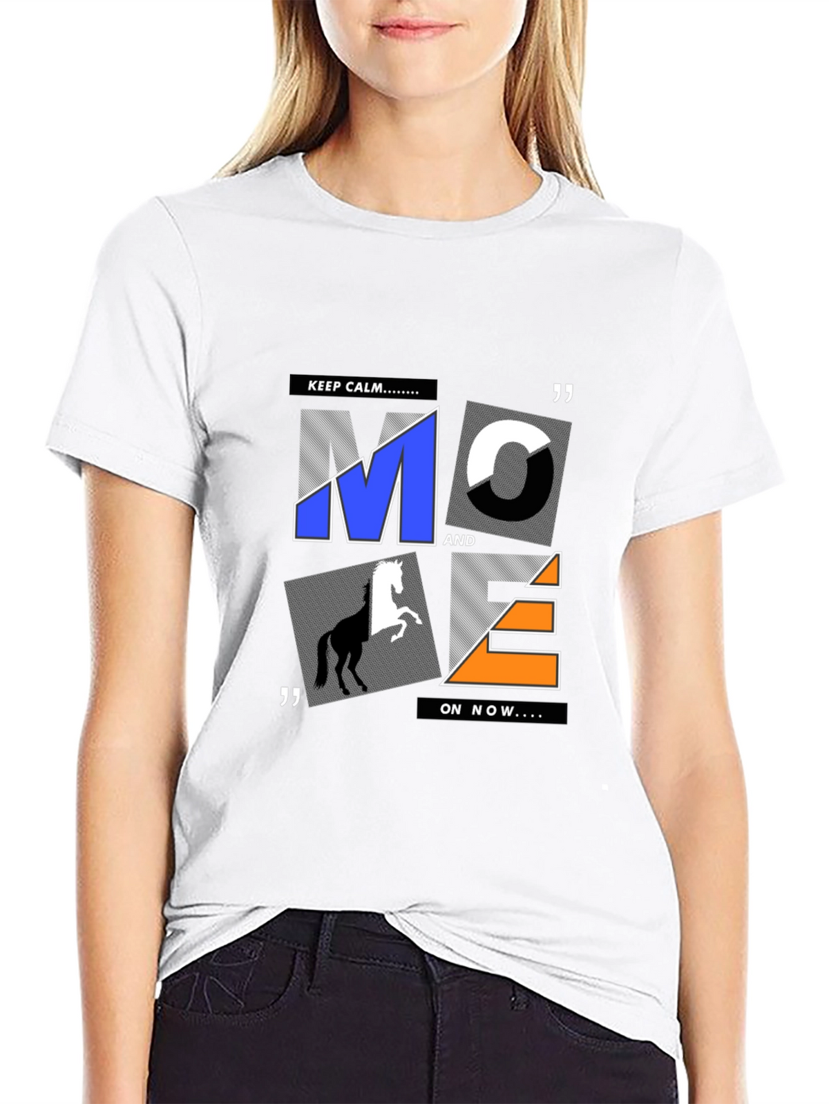 Graphic Print Mens T-Shirt - Black