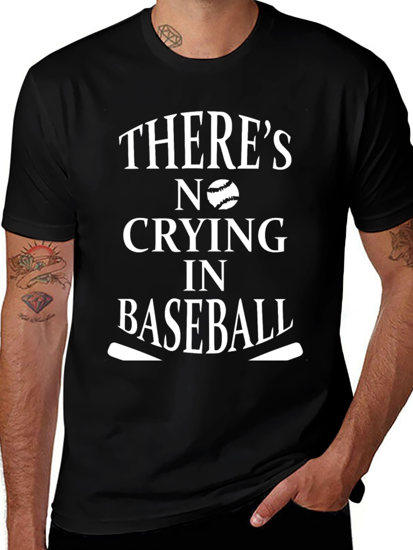 Theres No Crying in Baseball T-Shirt