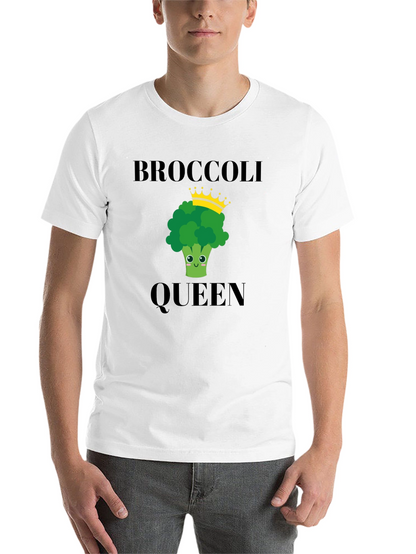 Broccoli Queen T-Shirt - Funny Vegetarian Tee