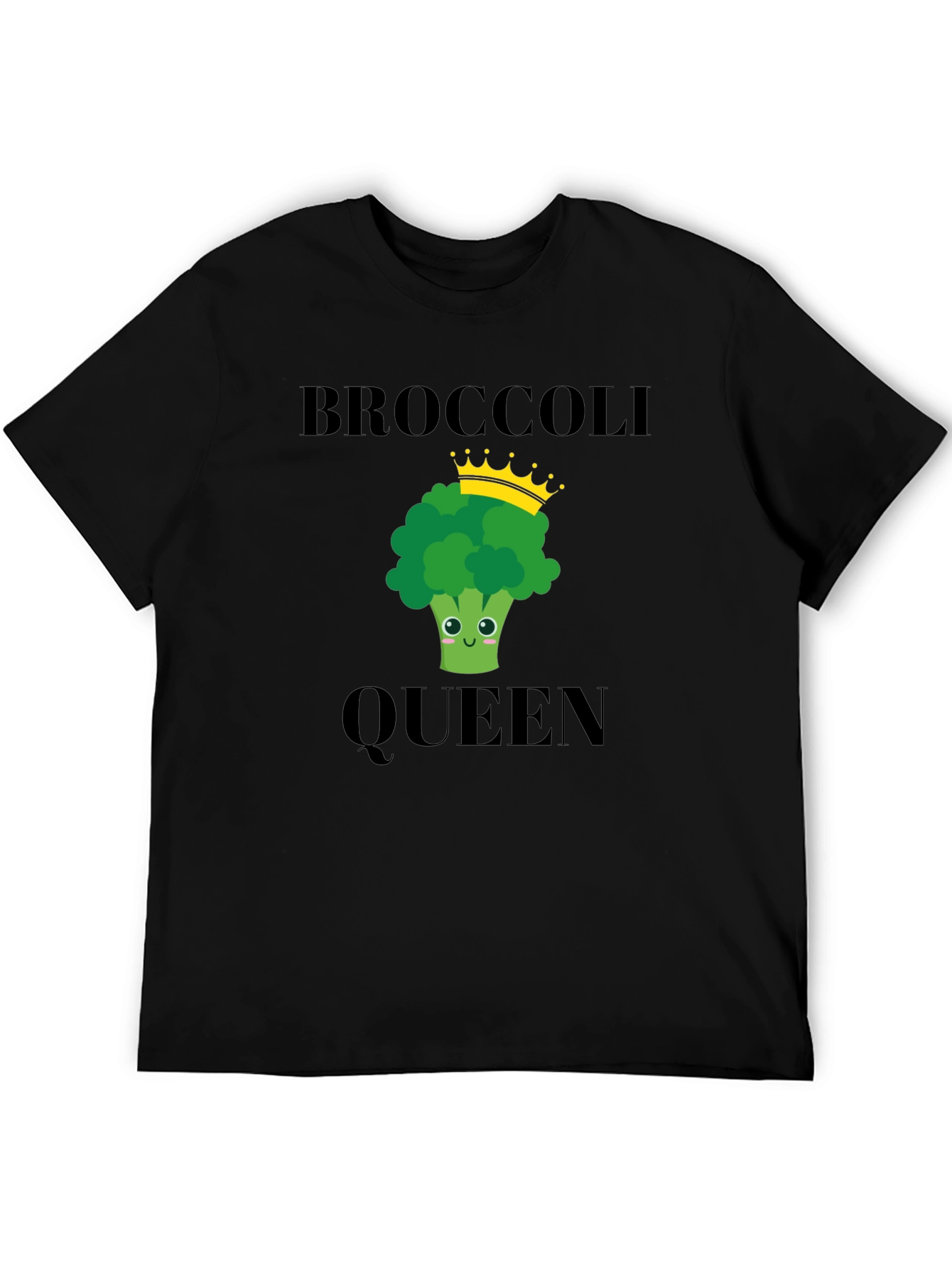 Broccoli Queen T-Shirt - Funny Vegetarian Tee