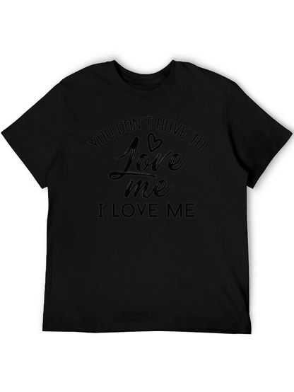 I Love Me Graphic Tee - Bold Statement Shirt