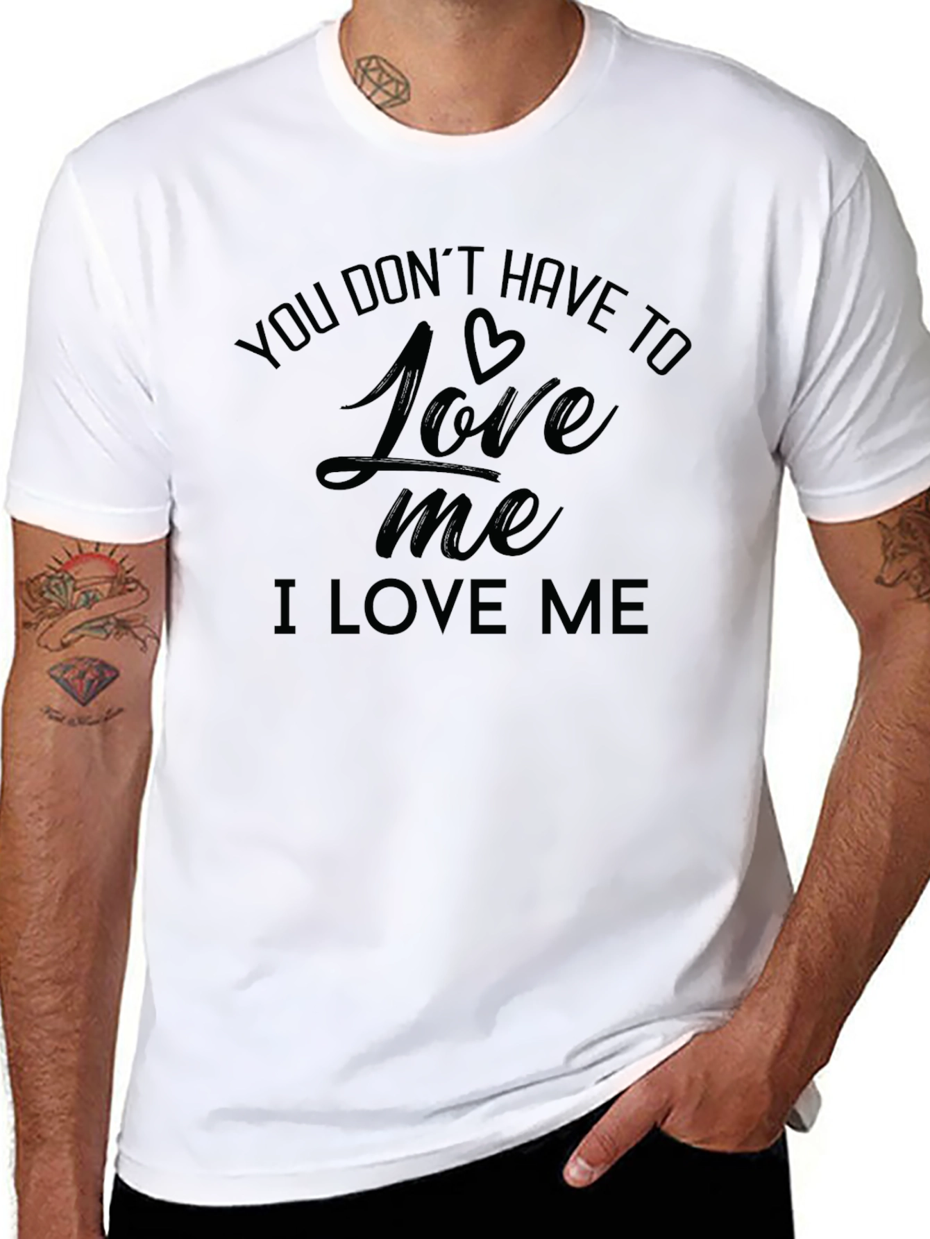 I Love Me Graphic Tee - Bold Statement Shirt