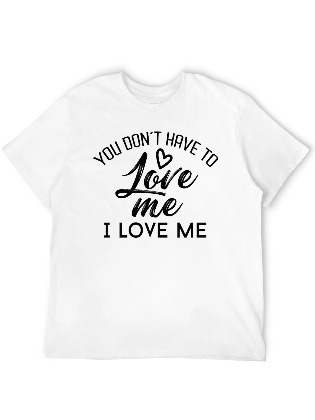 I Love Me Graphic Tee - Bold Statement Shirt