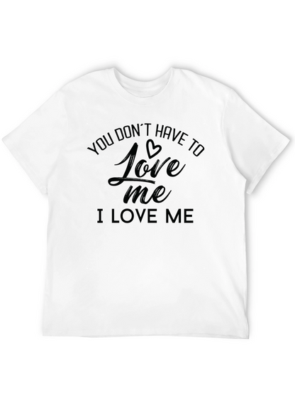 I Love Me Graphic Tee - Bold Statement Shirt