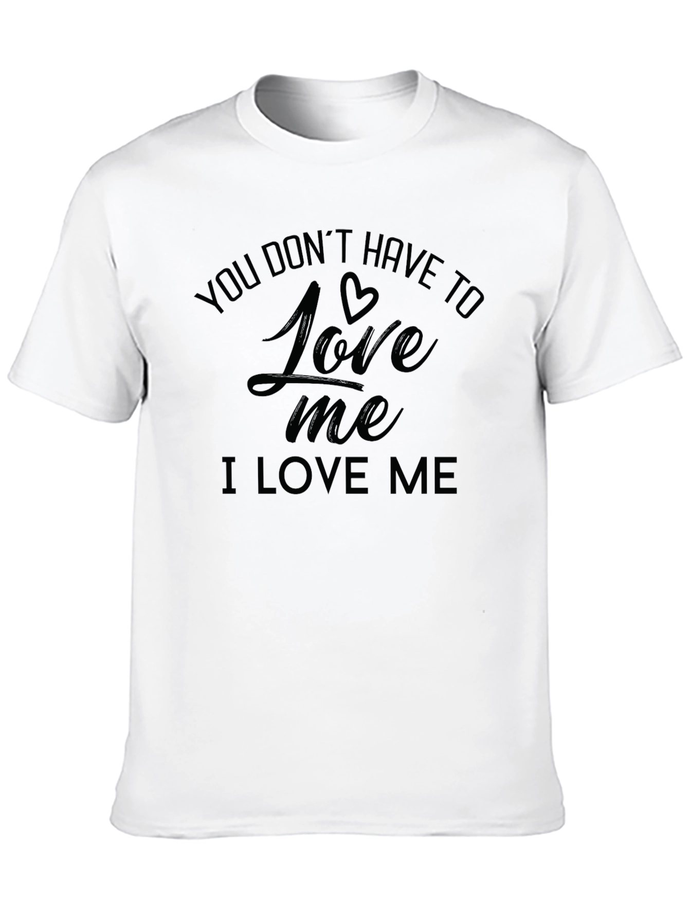 I Love Me Graphic Tee - Bold Statement Shirt