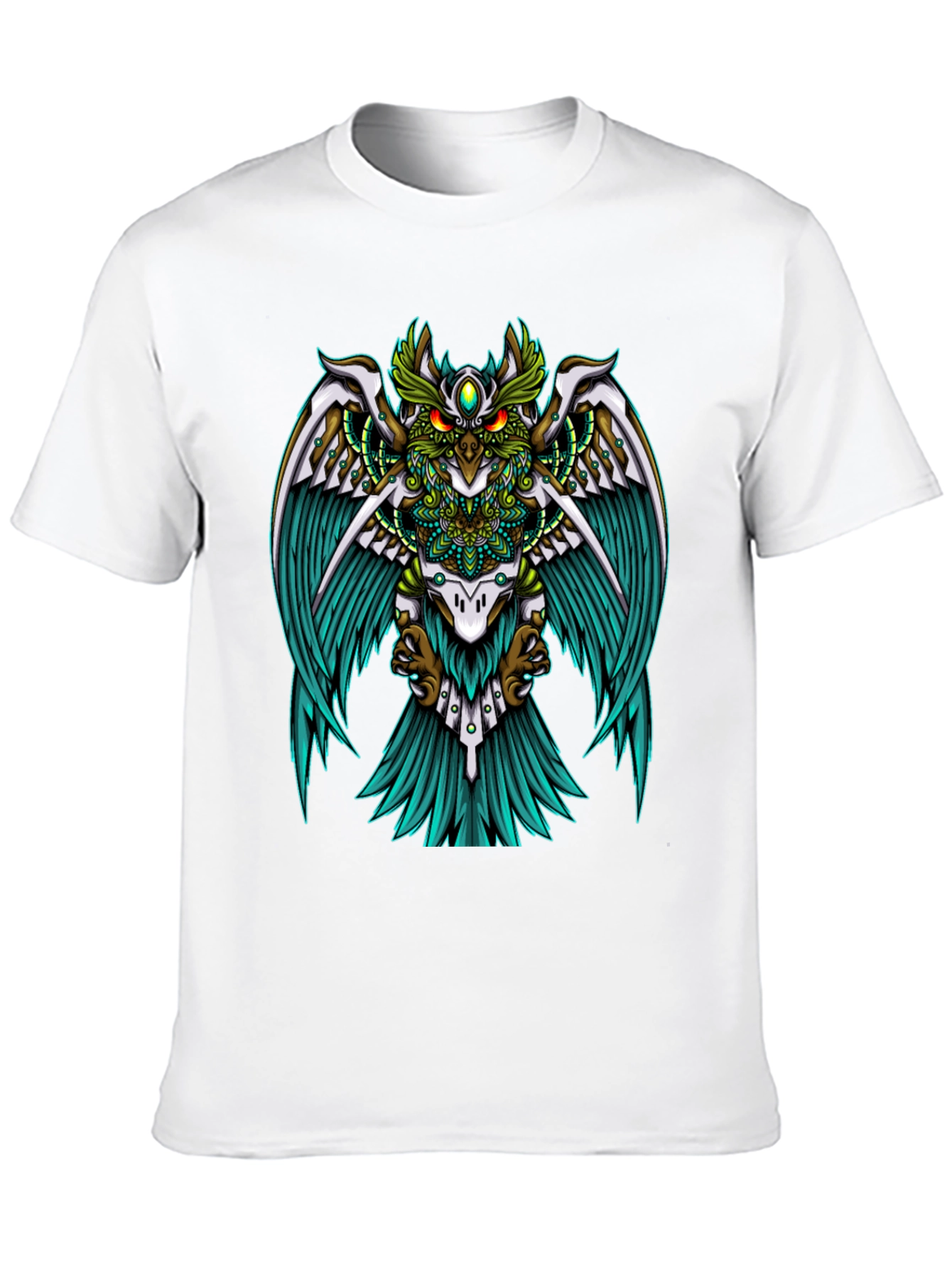 Mystic Owl Graphic Tee - Unisex Black T-Shirt