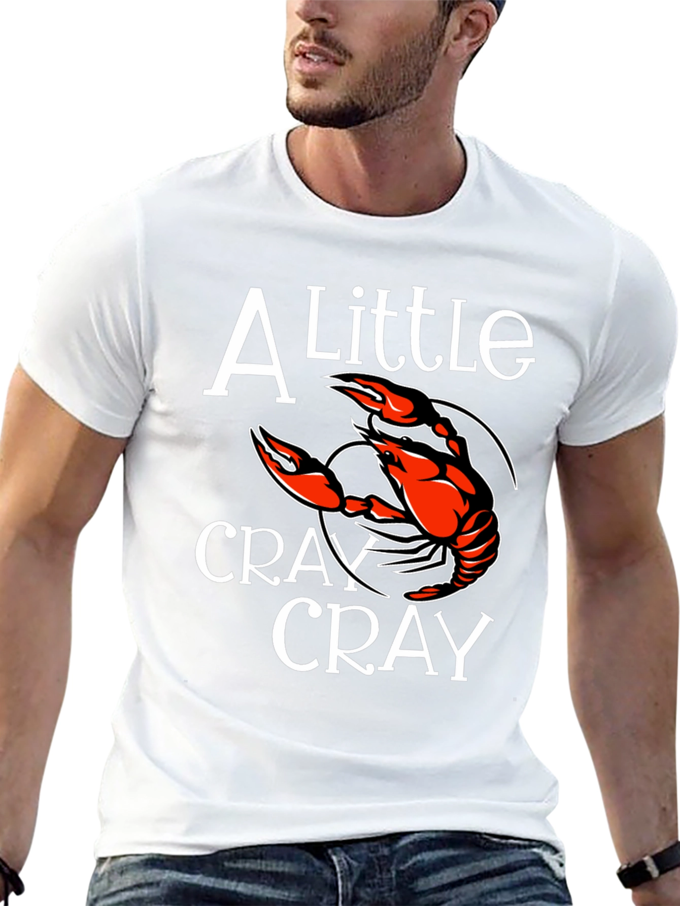 Crawfish T-Shirt: A Little Cray Cray Tee