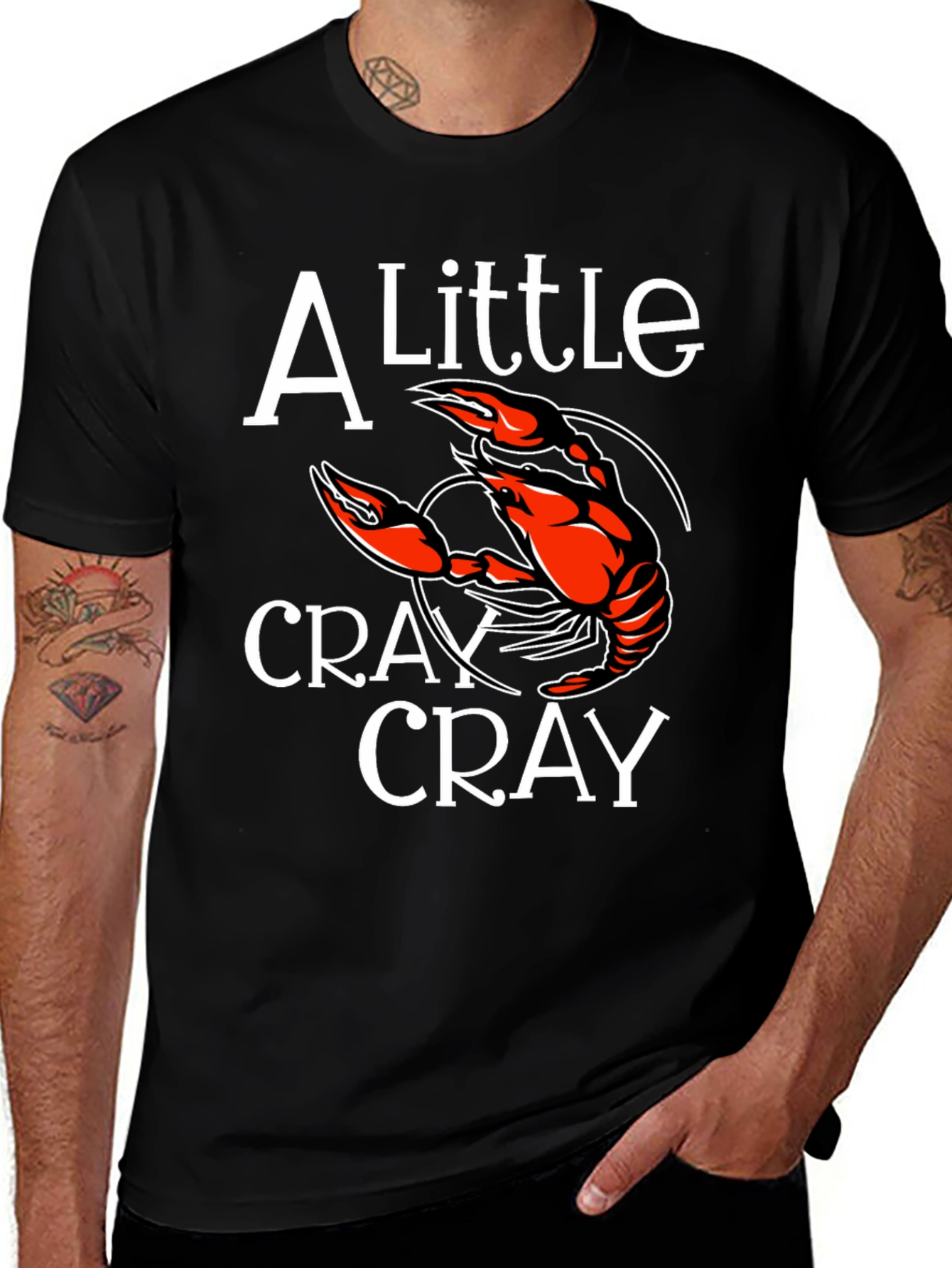 Crawfish T-Shirt: A Little Cray Cray Tee