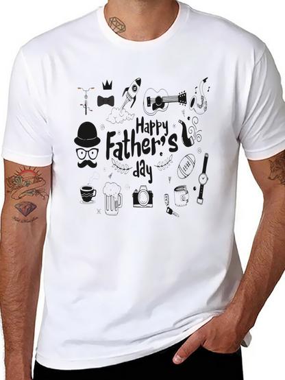 Happy Fathers Day Graphic Tee - Dad Gift