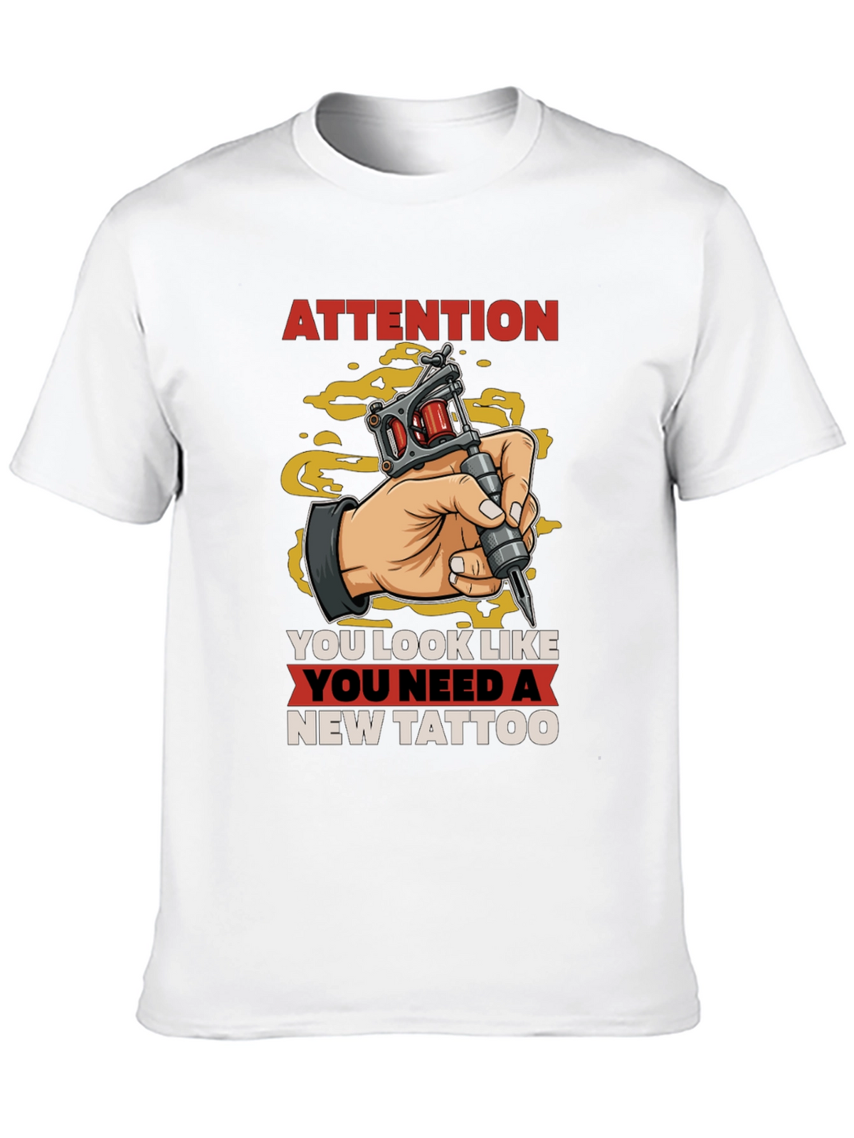 Attention New Tattoo T-Shirt