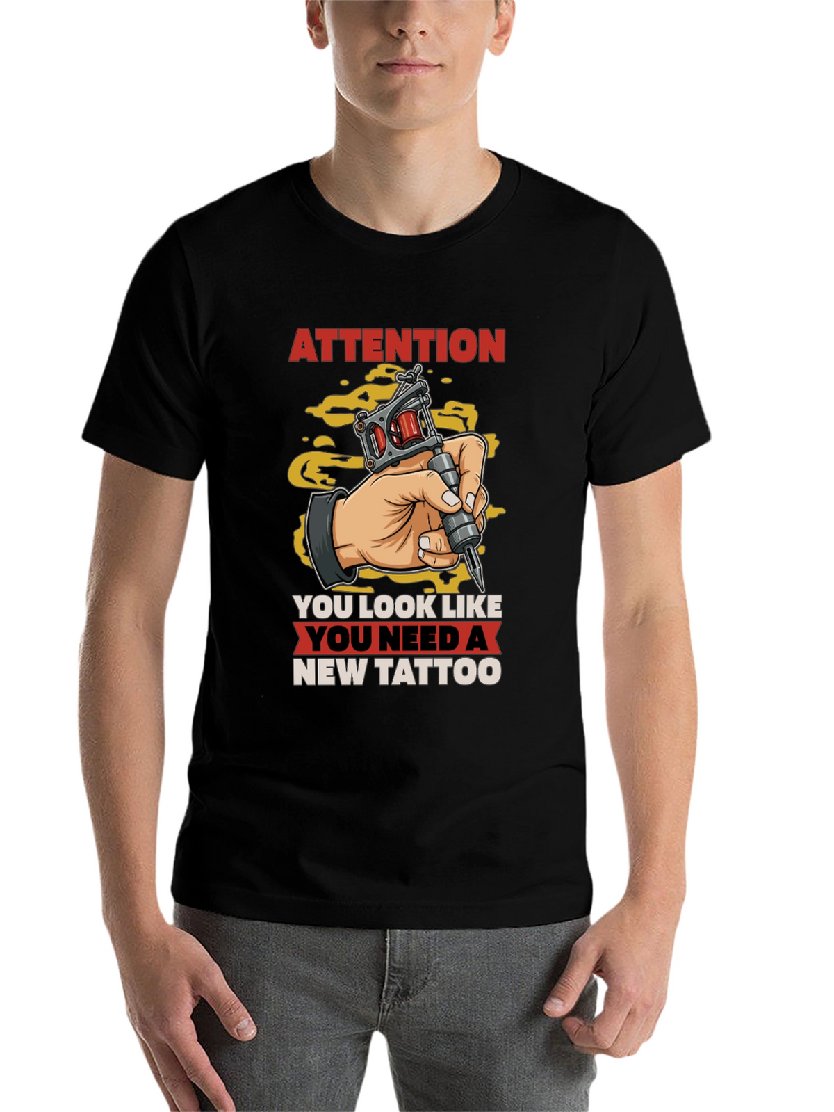 Attention New Tattoo T-Shirt