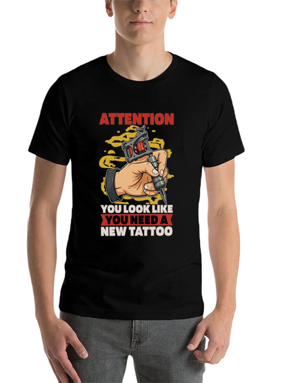 Attention New Tattoo T-Shirt